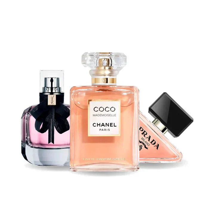 Set of 3: Coco Mademoiselle, Prada Paradoxe &amp; Mon Paris – 100ml